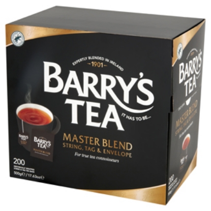 Picture of Barrys Master Blend Tea String& Envelope 200 x1